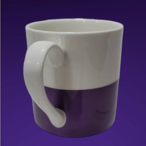 Kate Spade x Lenox Sweet Talker Mug NWOT purple white black - Picture 4 of 7